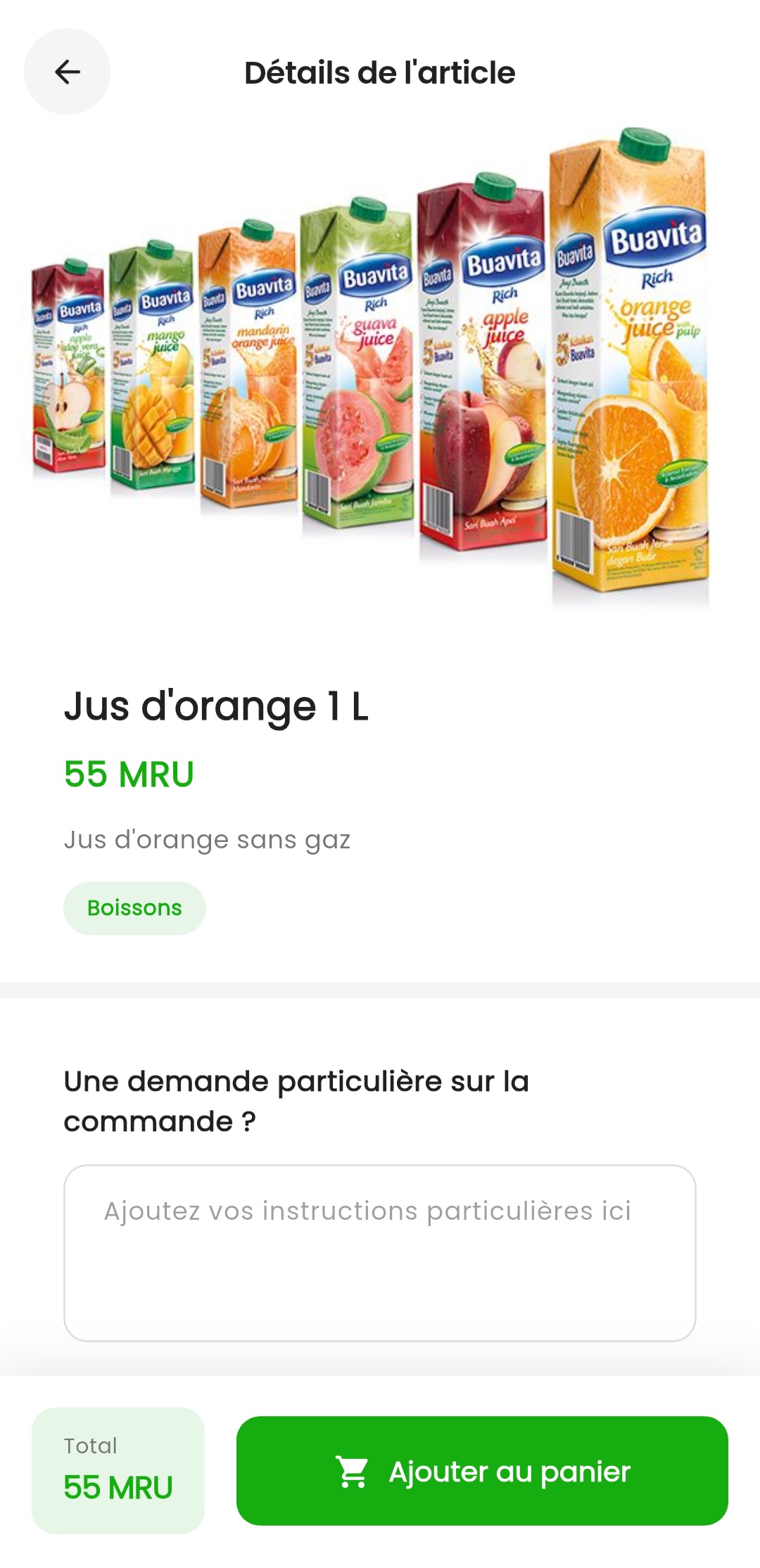 Détail article - App Jibili Express